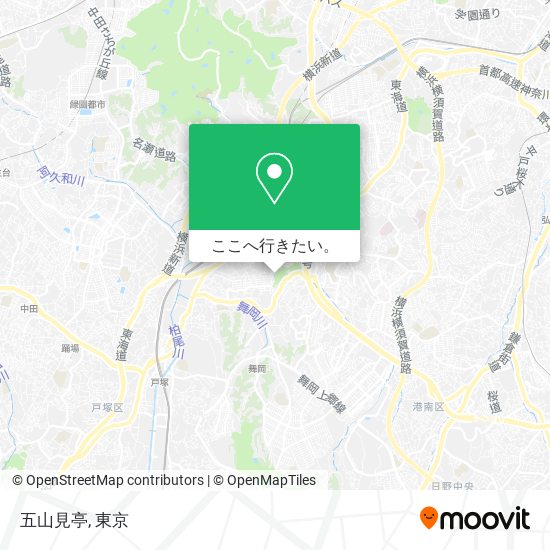 五山見亭地図