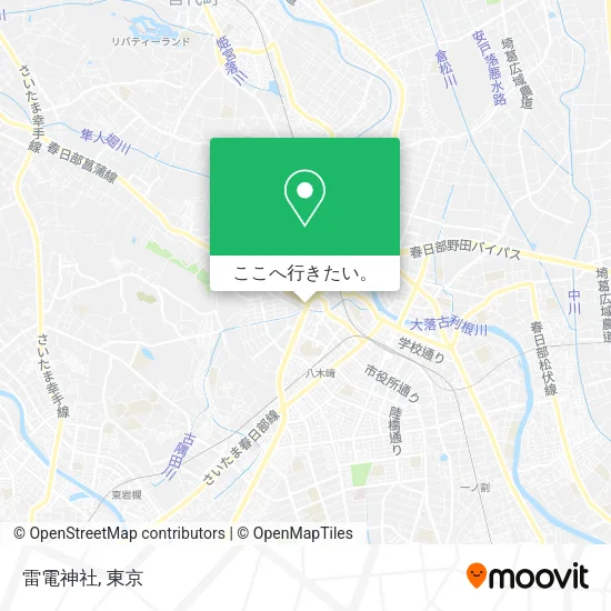 雷電神社地図