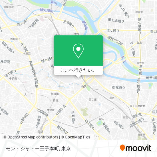 モン・シャトー王子本町地図