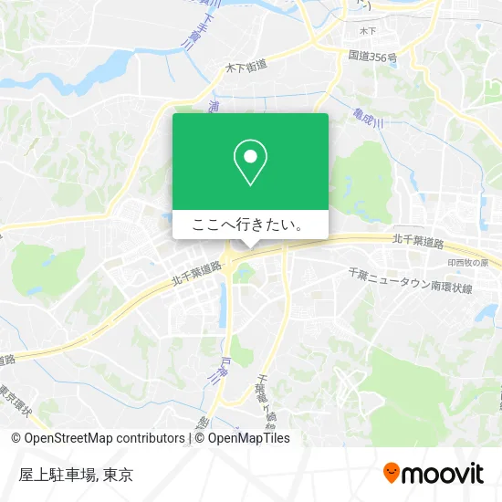 屋上駐車場地図