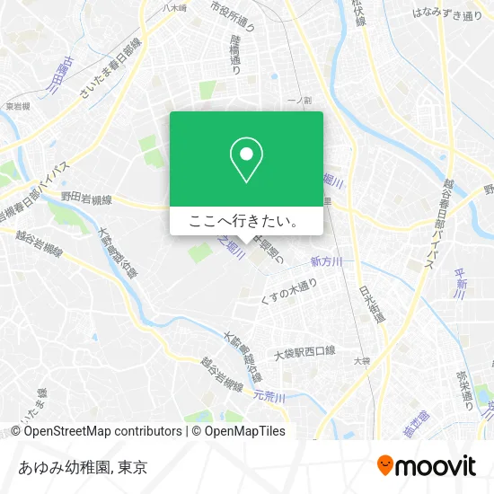 あゆみ幼稚園地図