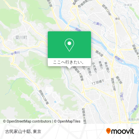 古民家山十邸地図