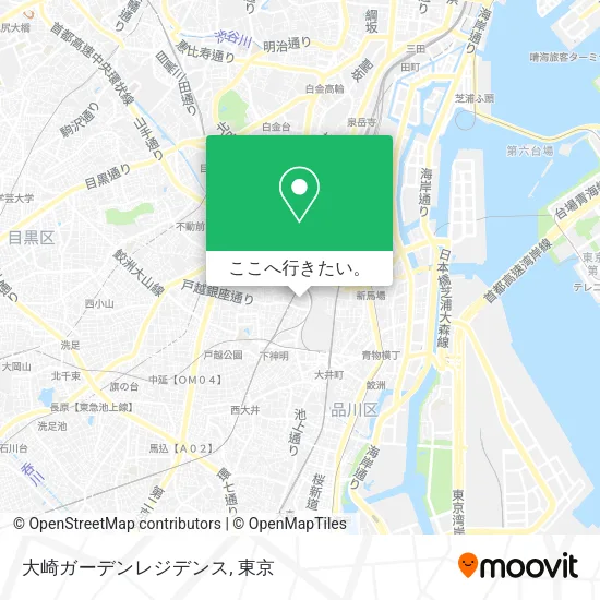 大崎ガーデンレジデンス地図