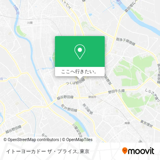 イトーヨーカドー ザ・プライス地図
