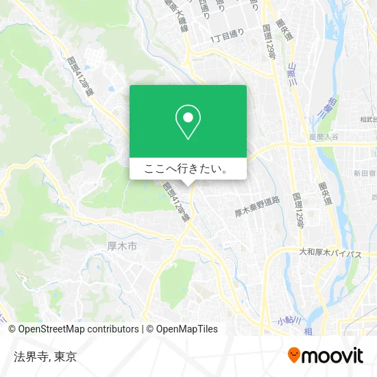 法界寺地図