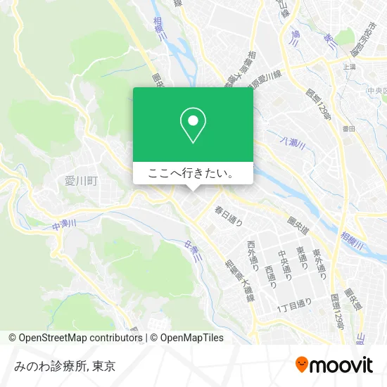 みのわ診療所地図