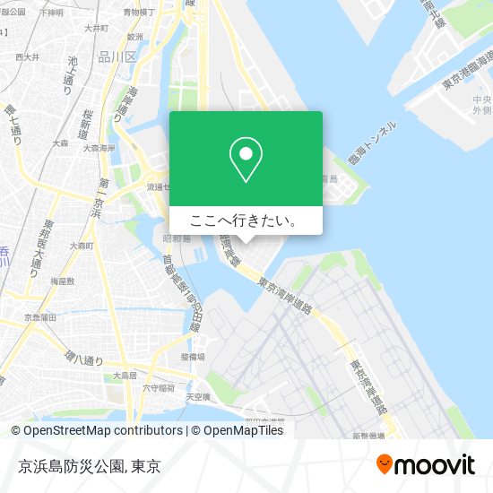 京浜島防災公園地図