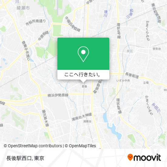 長後駅西口地図