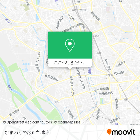 ひまわりのお弁当地図