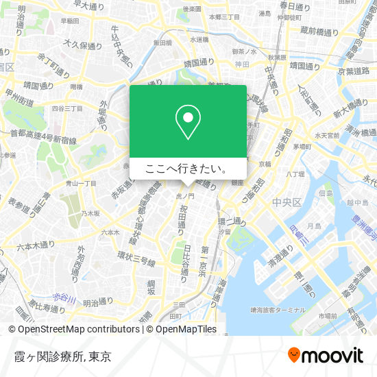 霞ヶ関診療所地図