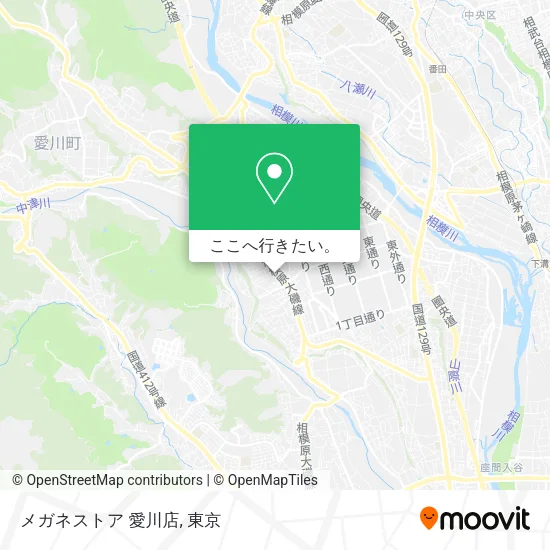 メガネストア 愛川店地図