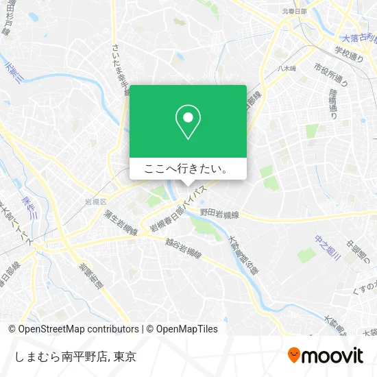 しまむら南平野店地図