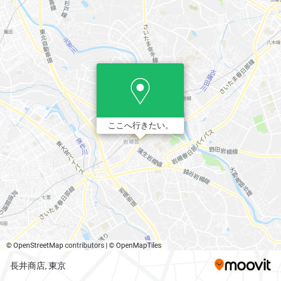 長井商店地図