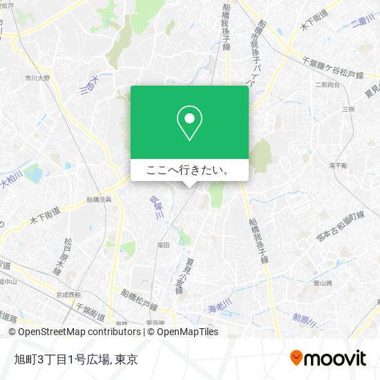 旭町3丁目1号広場地図