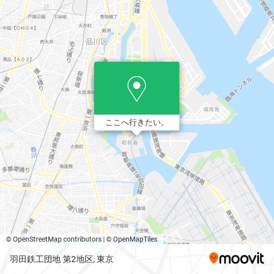 羽田鉄工団地 第2地区地図