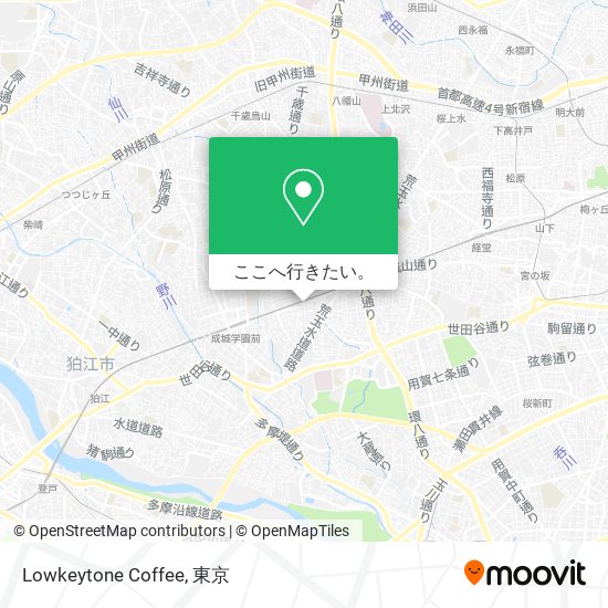 Lowkeytone Coffee地図