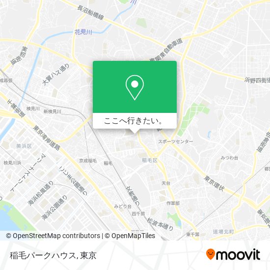 稲毛パークハウス地図