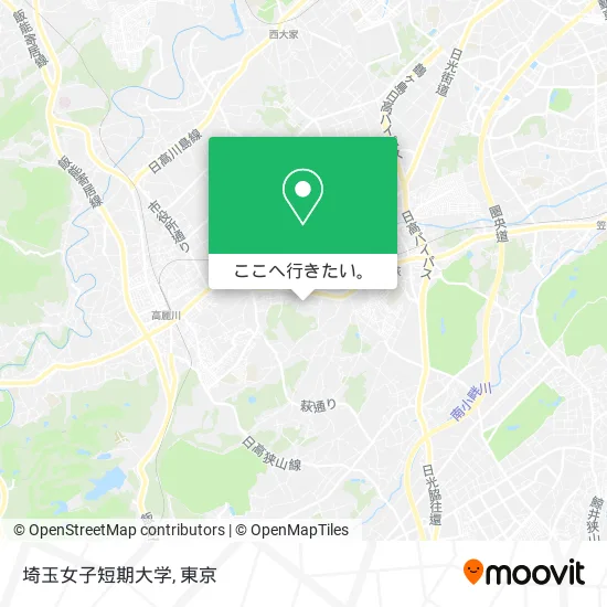 埼玉女子短期大学地図