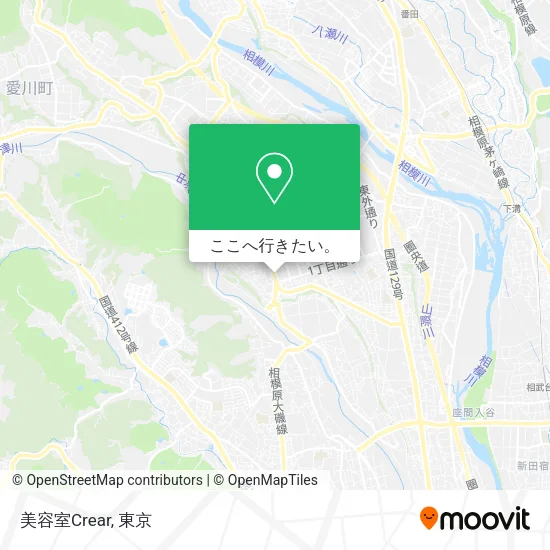 美容室Crear地図