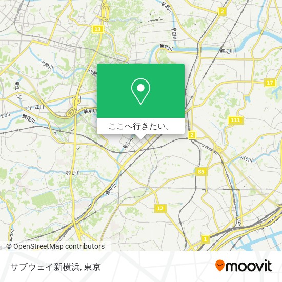サブウェイ新横浜地図