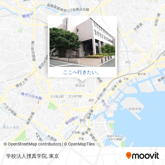 学校法人捜真学院地図