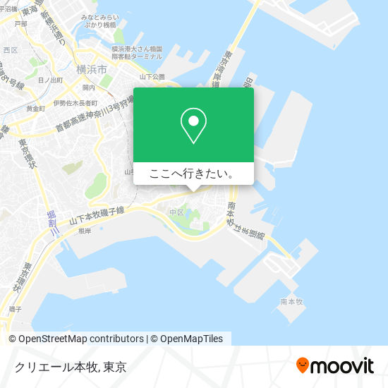 クリエール本牧地図