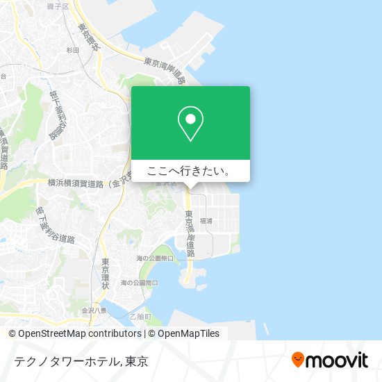 テクノタワーホテル地図