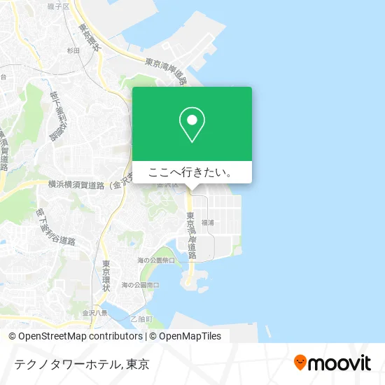 テクノタワーホテル地図