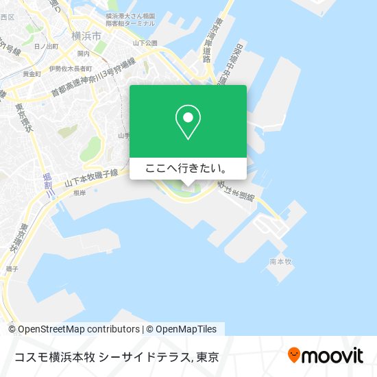 コスモ横浜本牧 シーサイドテラス地図