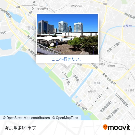 海浜幕張駅地図