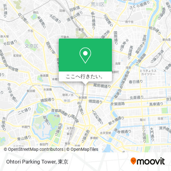 Ohtori Parking Tower地図