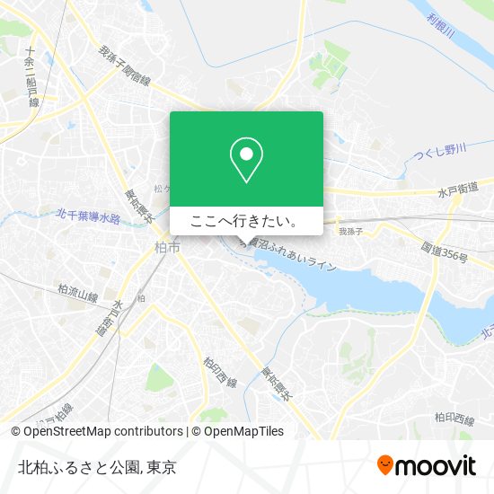 北柏ふるさと公園地図