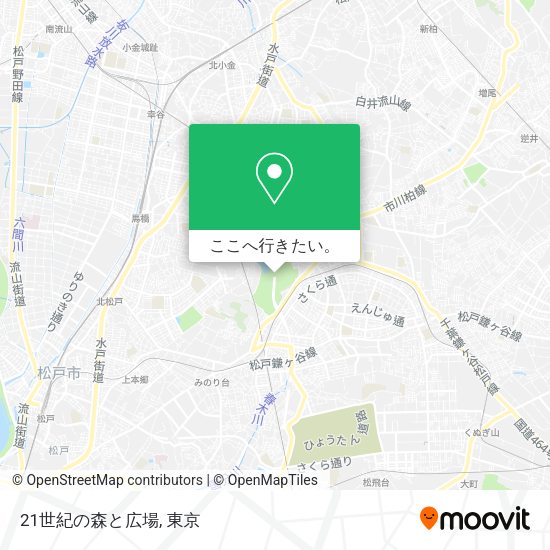 21世紀の森と広場地図
