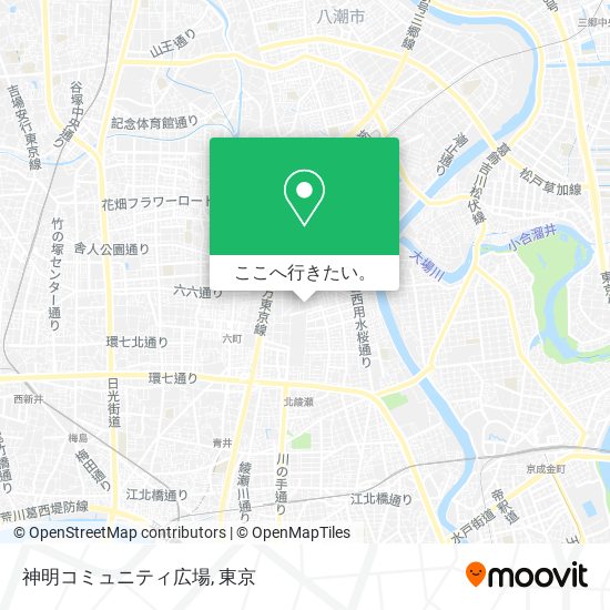 神明コミュニティ広場地図