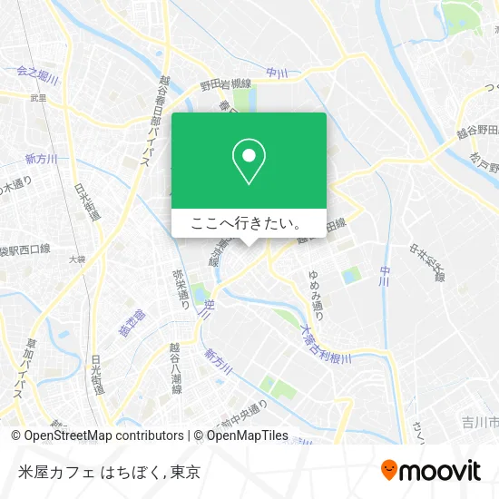 米屋カフェ はちぼく地図