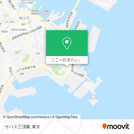 サバス三渓園地図