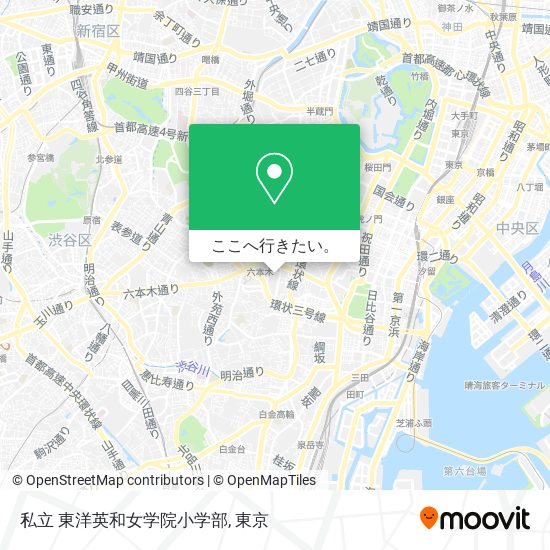 私立 東洋英和女学院小学部地図