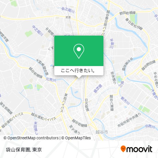 袋山保育園地図