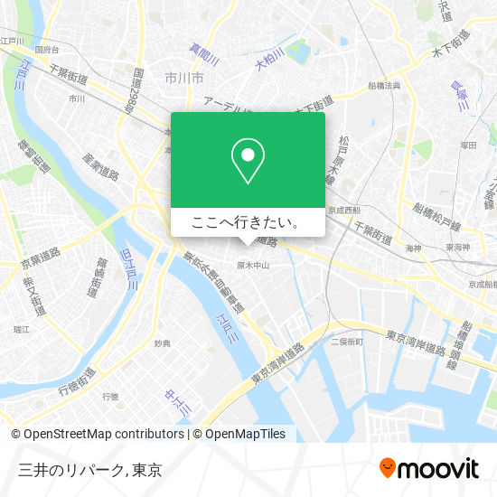 三井のリパーク地図