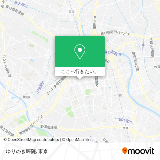 ゆりのき医院地図