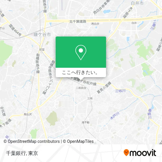 千葉銀行地図