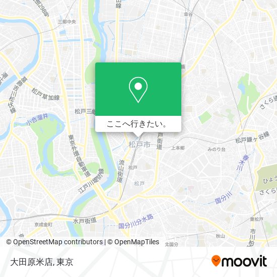 大田原米店地図