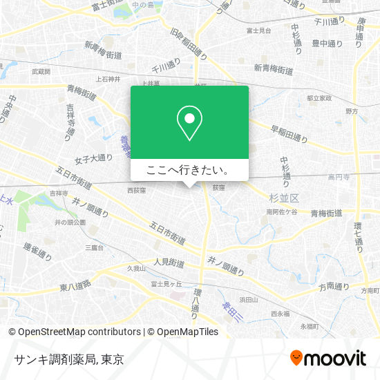 サンキ調剤薬局地図