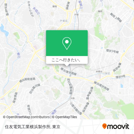 住友電気工業横浜製作所地図