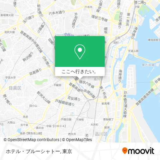 ホテル・ブルーシャトー地図