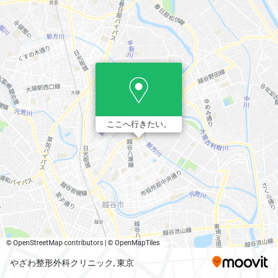 やざわ整形外科クリニック地図