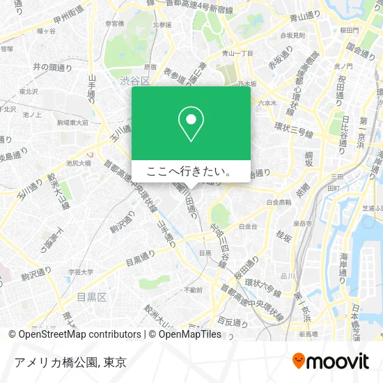 アメリカ橋公園地図