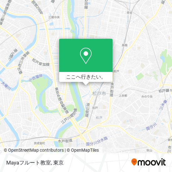 Mayaフルート教室地図