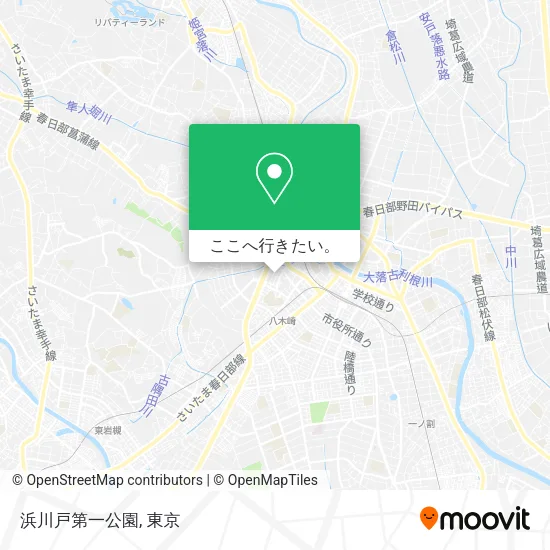 浜川戸第一公園地図