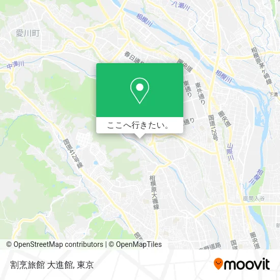 割烹旅館 大進館地図